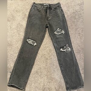 Pacsun Charcoal Wash Mom Jean